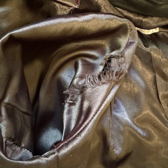 Ivory & Chain Bessie vegan suede cropped moto biker jacket (size S US, 8 AUS) - Picture 15 of 15